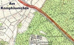 Am Kampbäumchen Karte